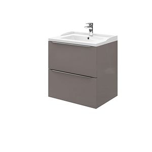 Baza pentru lavoar, suspendata, Antracit, 60 x 60 cm  GoodHome Imandra