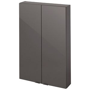Dulap baie suspendat, antracit, 90 x 60 x 15 cm  GoodHome Imandra
