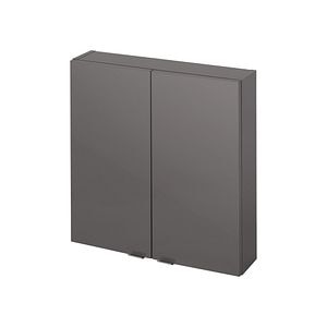 Dulap baie suspendat, antracit, 60 x 60 x 15 cm  GoodHome Imandra