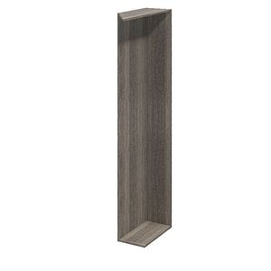 Dulap colt, gri stejar, 225 cm • Atomia
