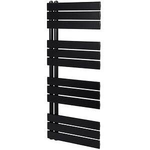 Calorifer baie portprosop GOODHOME Boxwood UC1200500BM, otel, 500 x 1200 mm, negru