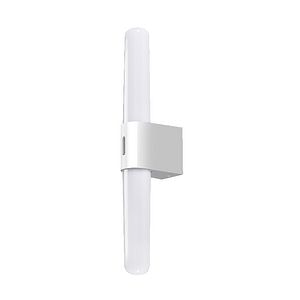 Aplica LED, 1 x 9 W, argintiu, plastic 