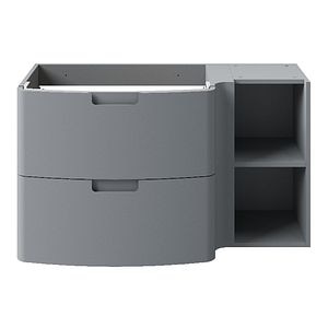 Baza pentru lavoar, suspendata, Gri, 105 x 60 cm  GoodHome Himalia