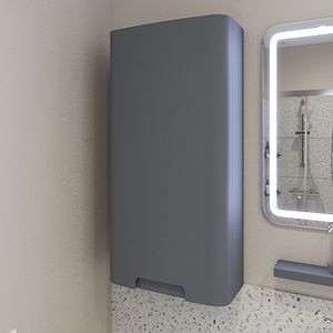 Dulap suspendat GOODHOME Himalaia, 20x80cm, gri