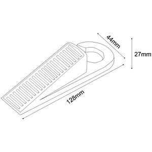 Opritor usa Smith & Locke, 12.8 x 4.4 cm, cauciuc, negru