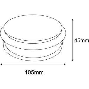 Opritor usa Smith & Locke, 10.5 x 4.5 cm, cauciuc-otel, negru mat