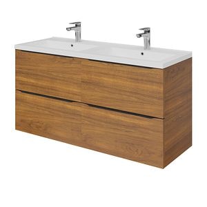 Baza pentru lavoar, suspendata, Nuc, 120 x 60 cm  GoodHome Imandra