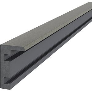 Profil de inchidere Klikstrom, WPC, taupe, 2.2 m