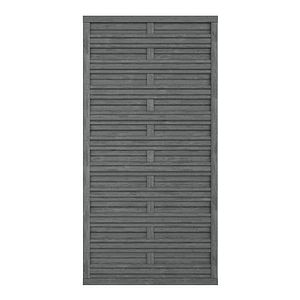 Panou gard Ozora, lemn, 90 x 180 x 3.5 cm, antracit