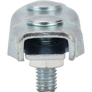 Clema dubla cabluri DIALL, 4mm, otel, 2 bucati