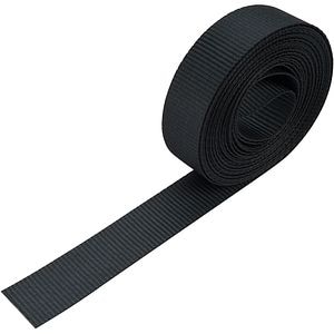 Chinga SMITH AND LOCKE, poliester, 25mm x 5m, negru