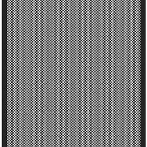 Front usa GoodHome Winterana, otel mesh, aluminiu, 50 x 89.5 cm, negru