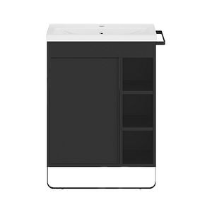 Masca lavoar GoodHome Maza, suspendata, 65 x 46 x 82 cm, negru