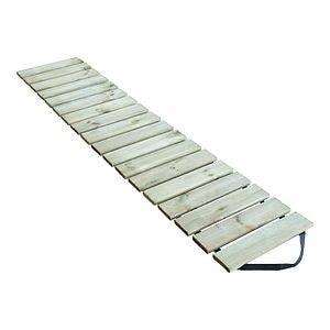 Traversa din lemn pentru gradina, lemn-natural, 200 x 40 cm • Sauda