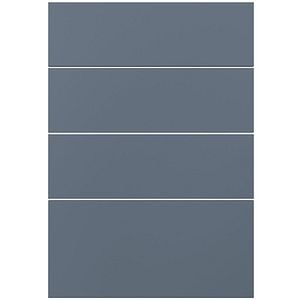 Front usa GOODHOME Alisma, MDF, 50 x 71.5 cm, albastru mat