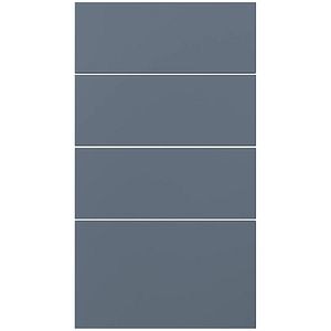 Front usa GOODHOME Alisma, MDF, 40 x 71.5 cm, albastru mat