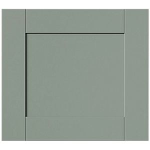 Front usa sertar GOODHOME Ashmead, 39.7 x 35.6 cm, verde mat