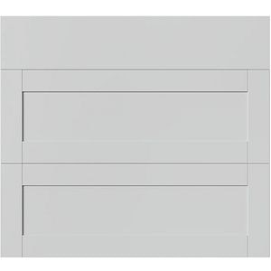 Front usa sertar GOODHOME Ashmead, 79.7 x 71.5 cm, gri mat