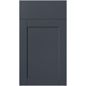 Front usa sertar GOODHOME Ashmead, 39.7 x 71.5 cm, albastru mat