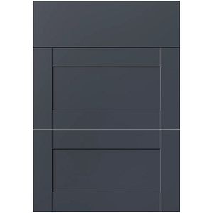 Front usa sertar GOODHOME Ashmead, 49.7 x 71.5 cm, albastru mat