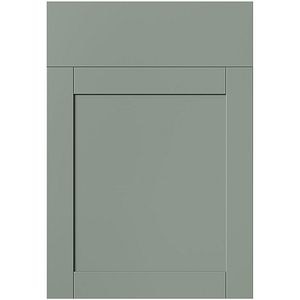 Front usa sertar GOODHOME Ashmead, 49.7 x 71.5 cm, verde mat