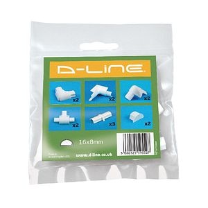 Set mixt accesorii fixare canal • D-Line