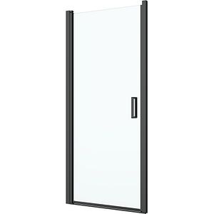 Usa dus pivotanta GOODHOME Ledava, aluminiu, sticla securizata 8 mm, 90 x 195 cm, profil negru