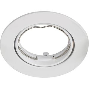Rama pentru spot LED GOODHOME Ares, 8.5 x 8.5 cm, IP20, metal, alb