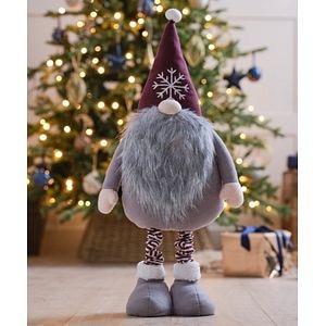 Decoratiune Gonk, picioare extensibile, 51-81 cm, rosu-gri