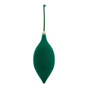 Glob catifea Teadrop, 15 cm, verde