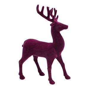 Decoratiune Ren, 32 cm, violet