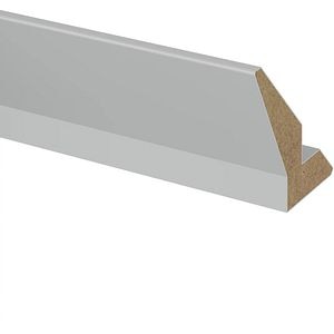 Cornisa bucatarie GOODHOME Ashmead, 240 x 7.5 cm, gri mat