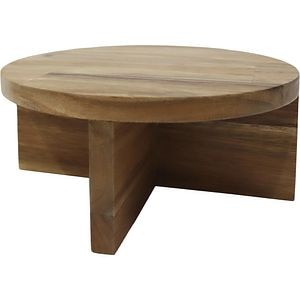 Suport ghiveci VERVE, rotund, lemn, D 19 cm