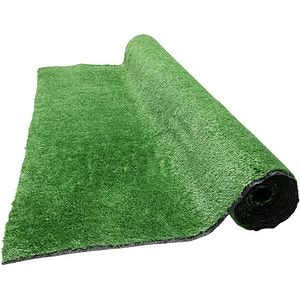 Gazon artificial, polietilena, 1 x 4 m, verde