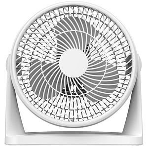 Ventilator de birou, 3 trepte de viteza, D17 cm, 21W, alb