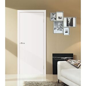 Usa de interior, alba, reversibila, mdf, 90 x 205 cm, toc inclus, Eco