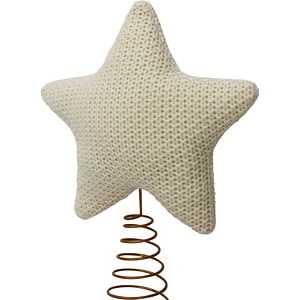 Varf brad, textil, 23 x 31 cm, crem