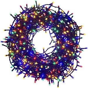 Ghirlanda luminoasa, 720 led-uri, 45.95 m, iluminare color
