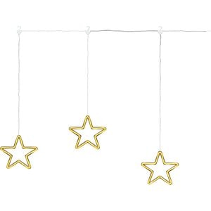 Instalatie cu stelute de Craciun 243 LED-uri, 12 m, 6W, transparent, culoare alb cald