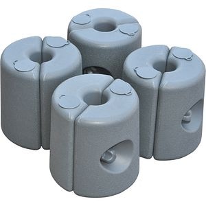 Accesorii pavilion GOODHOME, 4buc, plastic, gri