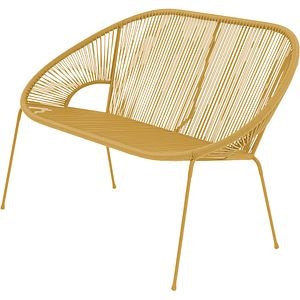 Banca GOODHOME Hosti, 2 persoane, portocaliu