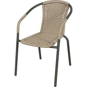 Scaun terasa Bari, otel, 51 x 60 x 76.5 cm, bej