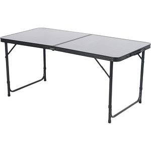 Masa camping Vatani, aluminiu, 120 x 60 x 54 cm, gri