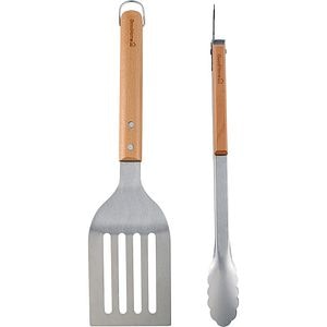 Set 2 ustenstile gratar GOODHOME, otel inoxidabil, maro