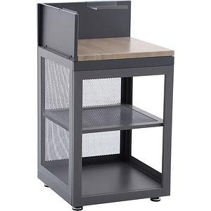 Dulap colt gradina GOODHOME Cucino, otel, 60 x 60 x 110 cm, gri