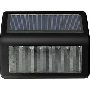 Aplica solara, 0.055 W, 3000K, negru