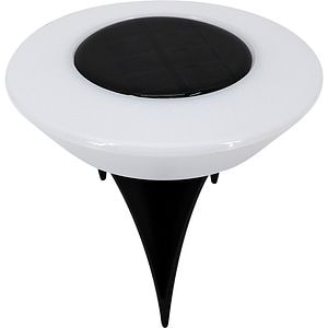 Lampa solara LED, 0.07W, 6 lm, 3000K, IP44, plastic, negru