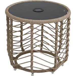 Masa terasa Omalos Solar, otel, 50 x 50 x 45 cm, maro