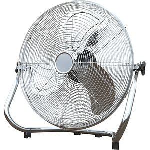 Ventilator industrial de podea, 3 trepte viteza, 45cm, 120W, crom