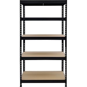 Raft atelier GOODHOME Rivet, metal, 97 x 60 x 180cm, negru